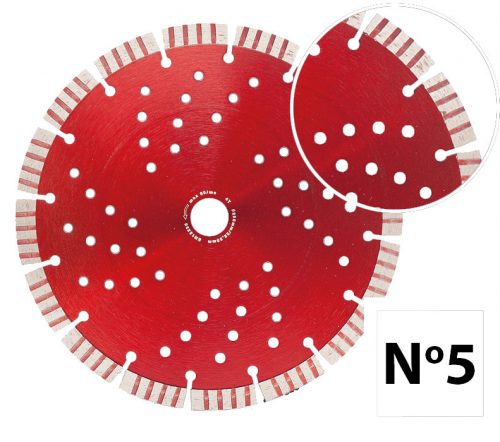 ABRABORO - 050712500005 - Gyémánttárcsa No5 ø 125 x 22,2 2,4