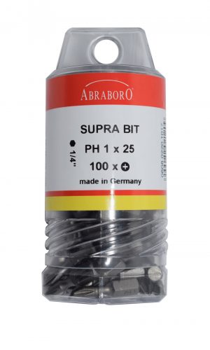 ABRABORO - 060802201017 - SUPRA Bit PH 1 x 25mm