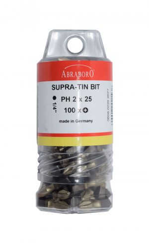 ABRABORO - 060802201077 - SUPRA-TIN Bit  PH 1 x 25mm