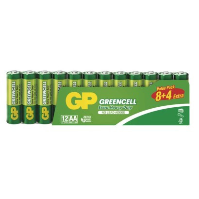 EMOS-1012209002 - B1220F - GP ELEM GREENCELL R6 12SH