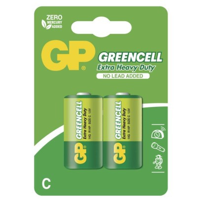 EMOS-1012312000 - B1231 - GP ELEM GREENCELL R14 2BL