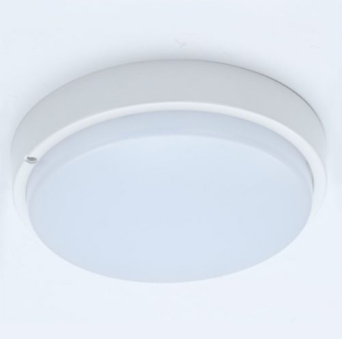 CASTOR pormentes, és vízálló LED lámpatest, PC búra 10W 900lm 4000K IK08 IP65 - 5év garancia!