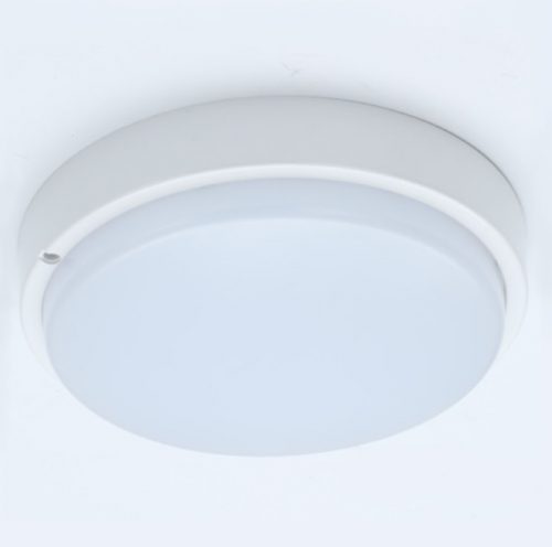 CASTOR pormentes, és vízálló LED lámpatest, PC búra 10W 900lm 4000K IK08 IP65 + mozgásérzékelő - 5év garancia!