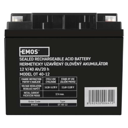 EMOS-1201003700 - B9684 - AKKUMULÁTOR SLA 12V 40AH M6