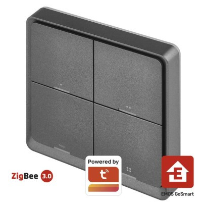 EMOS-3069050160 - H5016 - GOSMART JELENETKAPCSOLÓ 4B IP-2004ZB ZIGBEE