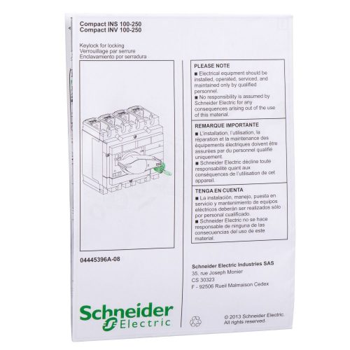 SCHNEIDER 31087 - Reteszelés 1-3 lakattal ki helyzet INS