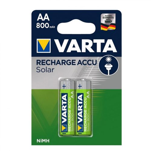 SOMOGYI ELEKTRONIC - 56736 - Varta AA akkumulátor 800 mAh 2 db/csomag Solar