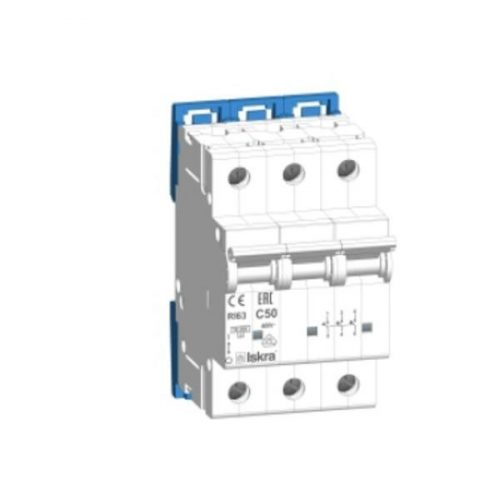 Iskra - ISKRA kismegszakító RI63 C32 - Kismegszakító 10kA, C karakterisztika, 3P, 32A - HD Hungária - 786.100.107.000