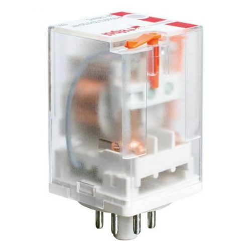 Relpol - R15-2012-23-5230-WT - Ipari relé, 2C/O, 10A, 24VDC, tesztkar, LED - HD Hungária - 804299