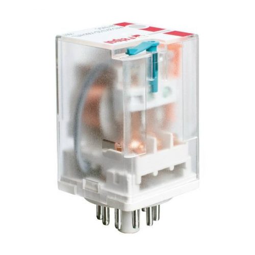 Relpol - R15-2013-23-1012-WTL - Ipari relé, 3C/O, 10A, 12VDC, tesztkar, LED - HD Hungária - 804596