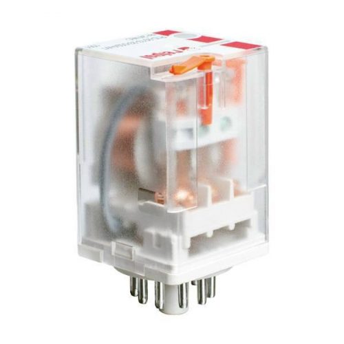 Relpol - R15-2013-23-5012-WTL - Ipari relé, 3C/O, 10A, 12VAC, tesztkar, LED - HD Hungária - 804644