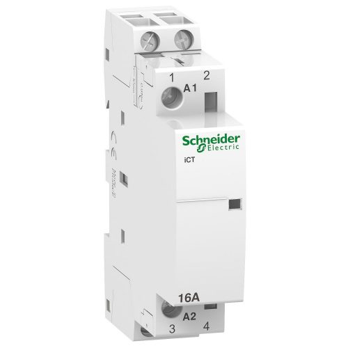 SCHNEIDER A9C22112 - ACTI9 iCT16A kontaktor, 50Hz, 2NO, 24VAC