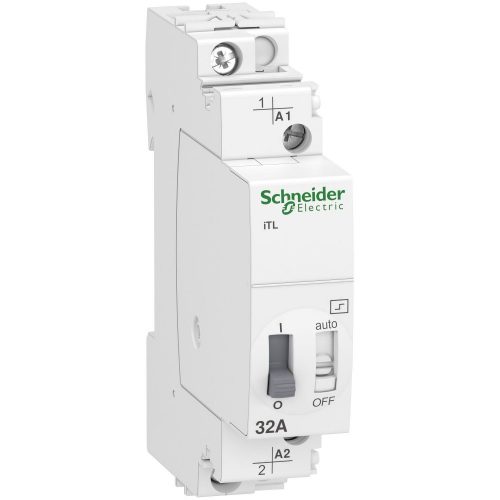 SCHNEIDER A9C30831 - ACTI9 ITL32A impulzusrelé, 1NO, 240VAC, 110VDC