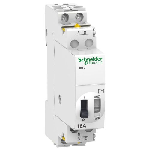 SCHNEIDER A9C32016 - ACTI9 iETL kiterjesztés, iTL és iTLI impulzusrelékhez, 2P, 16A, 12VAC, 6VDC