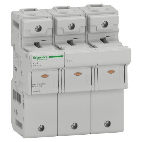 SCHNEIDER A9GSB392 - ACTI9 SBI Olvadóbiztosítós szakaszoló, 3P, 22x58mm, 660V-80A, 500V-100A