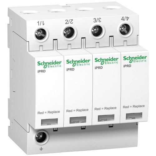 SCHNEIDER A9L08400 - ACTI9 iPRD túlfeszültség-korlátozó, cs.bet. 8kA, 4P, 350V