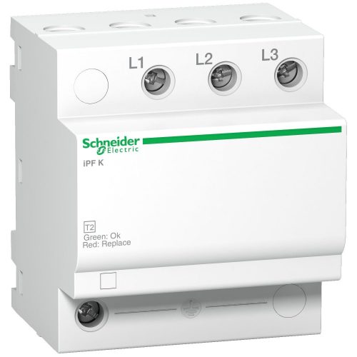 SCHNEIDER A9L15582 - ACTI9 iPF túlfeszültség-korlátozó, fixbetétes, 40kA, 3P, 340V