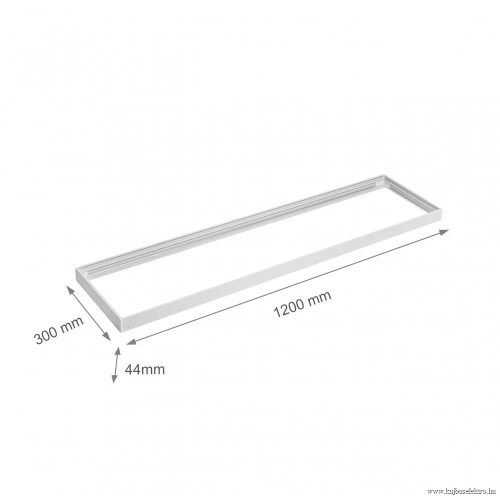 ALGINE 300x1200mm Kiemelő keret fehér