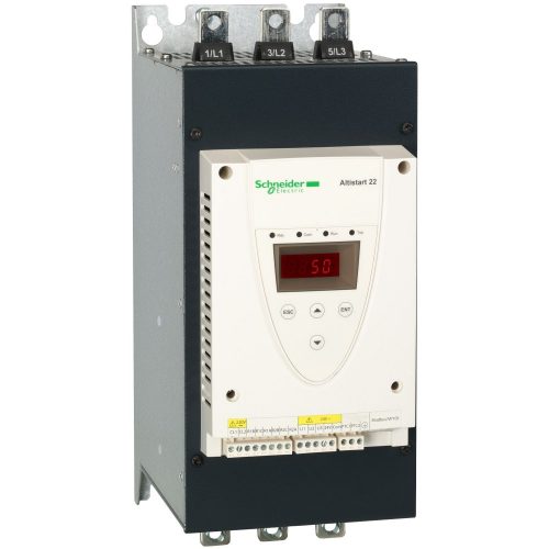 SCHNEIDER ATS22C11Q - Altistart 22 lágyindító, 110A, 3f, 230…440VAC, 230VAC vezérlőfeszültség, Modbus RTU