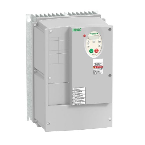 SCHNEIDER ATV212WU40N4C - Altivar ATV212 frekvenciaváltó épületes alkalmazásokra, BACnet, 4kW, 3f, 380…480VAC, IP55, C1 osztályú EMC szűrővel