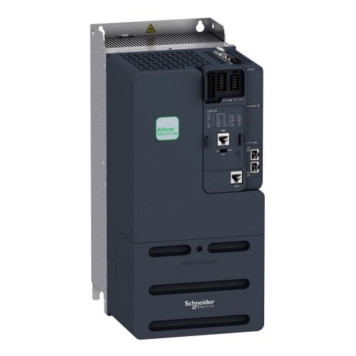 SCHNEIDER ATV340D11N4E - Altivar Machine ATV340 frekvenciaváltó, 11kW, 3f, 400VAC, IP20, Ethernet IP / Modbus TCP (2xRJ45)