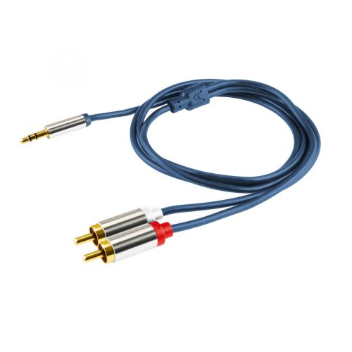 SOMOGYI ELEKTRONIC - A 49-1M - 3,5st d - 2xRCA d, 1,0m, fém