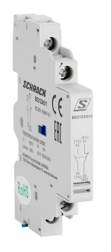 SCHRACK - BE21ZAS11 Segédérintkező, oldalsó BE21 motorvédőkapcsolóhoz