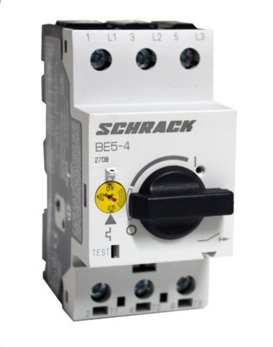 SCHRACK - BE504000 Motorvédőkapcsoló 2,5-4,0A, 3 pólusú