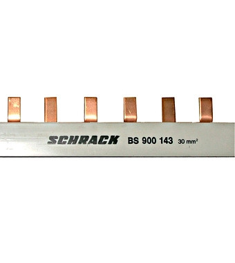 SCHRACK - BS900143 TYTAN nyelves sínezés, 3 pólusú, 30mm², 1m