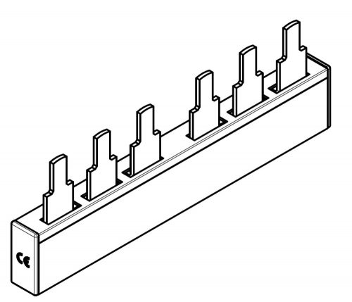 SCHRACK - BS900192A ARROW II sínezés  2x000 3 pólusú biztosítós kapcsolóhoz