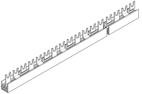 SCHRACK - BS990114ME Villás sínezés, 3 pólusú, 16mm², 1m, nem kitörhető