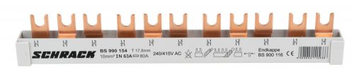 SCHRACK - BS990154 Kompakt sínezés, 1xBCF 4p + 8xBM 1p, 10mm², 11KE