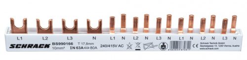 SCHRACK - BS990166 Kompakt sínezés 1xBCF 4p + 6xBS 1+N/1KE, 10KE