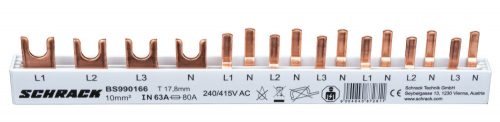 SCHRACK - BS990166 Kompakt sínezés 1xBCF 4p + 6xBS 1+N/1KE, 10KE