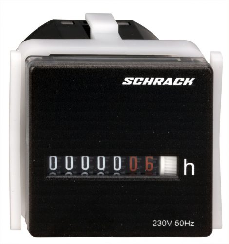 SCHRACK - BZ326413A Üzemóra számláló 48x48, IP20, 230V AC, 50Hz