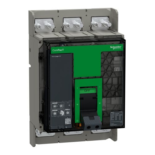 SCHNEIDER C080L350FM - NS 800 L 3P fix kézi vezérlésű készülék mellső csatlakozás Micrologic 5.0