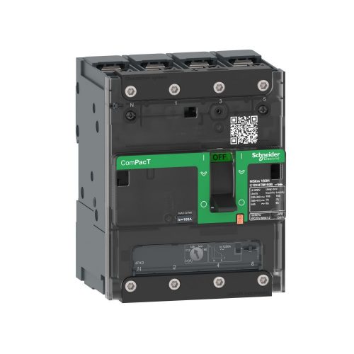 SCHNEIDER C11N4TM025B - NSXm100N 50kA AC 4P4D 25A TMD kbl.csat