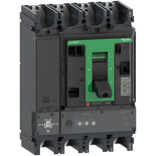 SCHNEIDER C40F42D250 - NSX400F 36kA AC 4P4D 250A 2.3