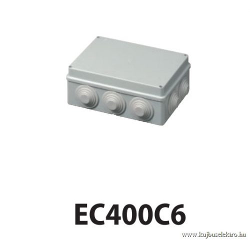 ELETTROCANALI - EC400C6 - 190x140x70 kötődoboz gumibevezetővel IP55