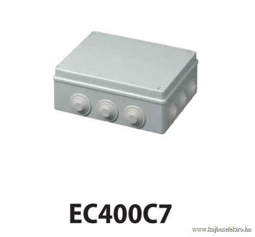 ELETTROCANALI - EC400C7 - 240x190x90 kötődoboz gumibevezetővel IP55