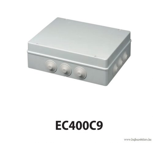 ELETTROCANALI - EC400C9 - 380x300x120 kötődoboz gumibevezetővel IP55