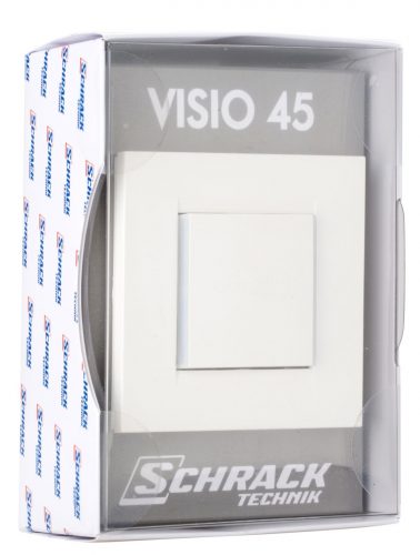 SCHRACK - ET103020S Univerzális dimmer szett, érintős, 0-300W, 2 modul, fehér