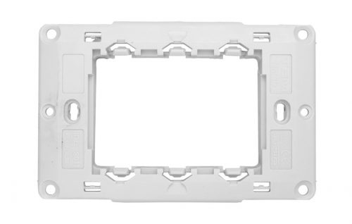 SCHRACK - ET105006 Beépítő keret, karom nélkül, 3 modul