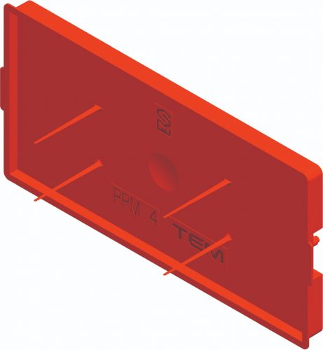 SCHRACK - ET106021 Védő burkolat dobozhoz, 4M (1 cs=20 darab)