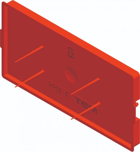 SCHRACK - ET106021 Védő burkolat dobozhoz, 4M (1 cs=20 darab)