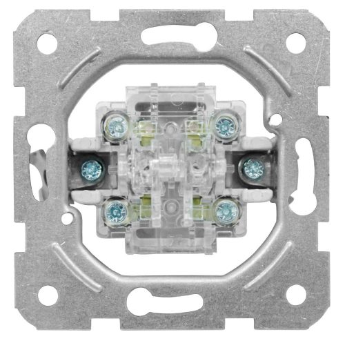 SCHRACK - EV100031 Dupla váltókapcsoló betét, rugós csatlakozás