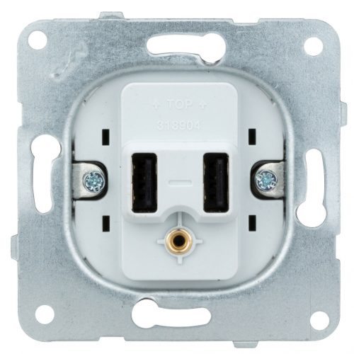 SCHRACK - EV103051 USB töltő aljzat betét, 5V, 2A