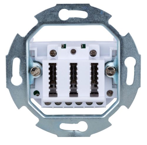 SCHRACK - EV104013 Süllyesztett telefon csatlakozó betét fedlap nélkül, TDO