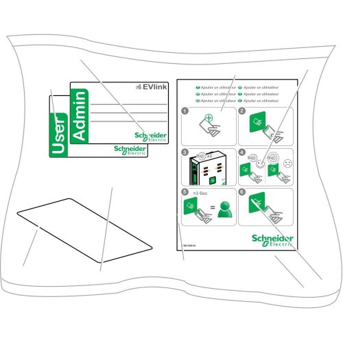 SCHNEIDER EVP1BNS - Evlink - RFID kártya 10 db/csomag