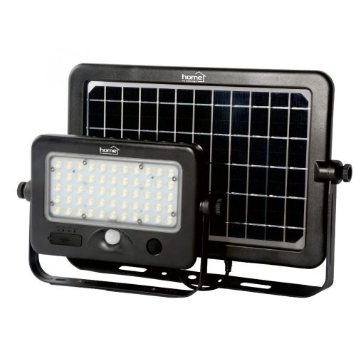 SOMOGYI ELEKTRONIC - FLP 1100 SOLAR - Szolár paneles LED reflektor, mozgásérzékelős 10 W 1100 LM